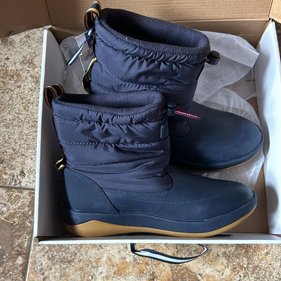 Joules Coniston navy winter boots water proof size 7 new in box - Picture 2 of 4